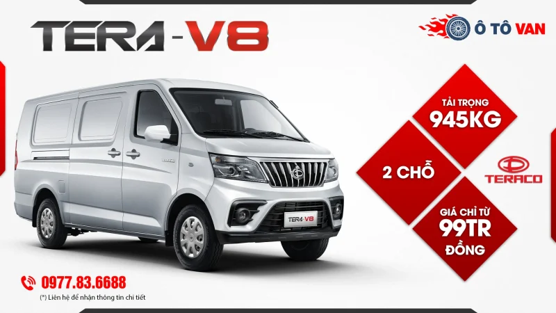 Xe Tera V8 – Lựa Chọn Sáng Suốt Cho Doanh Nghiệp